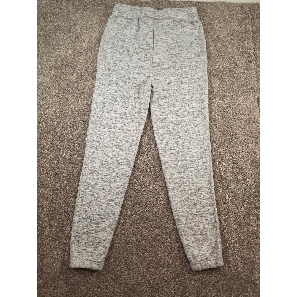 Thread & Supply Womens Marled Grey Knit Joggers Fleece Lined Sweatpants Small - Picture 2 of 10